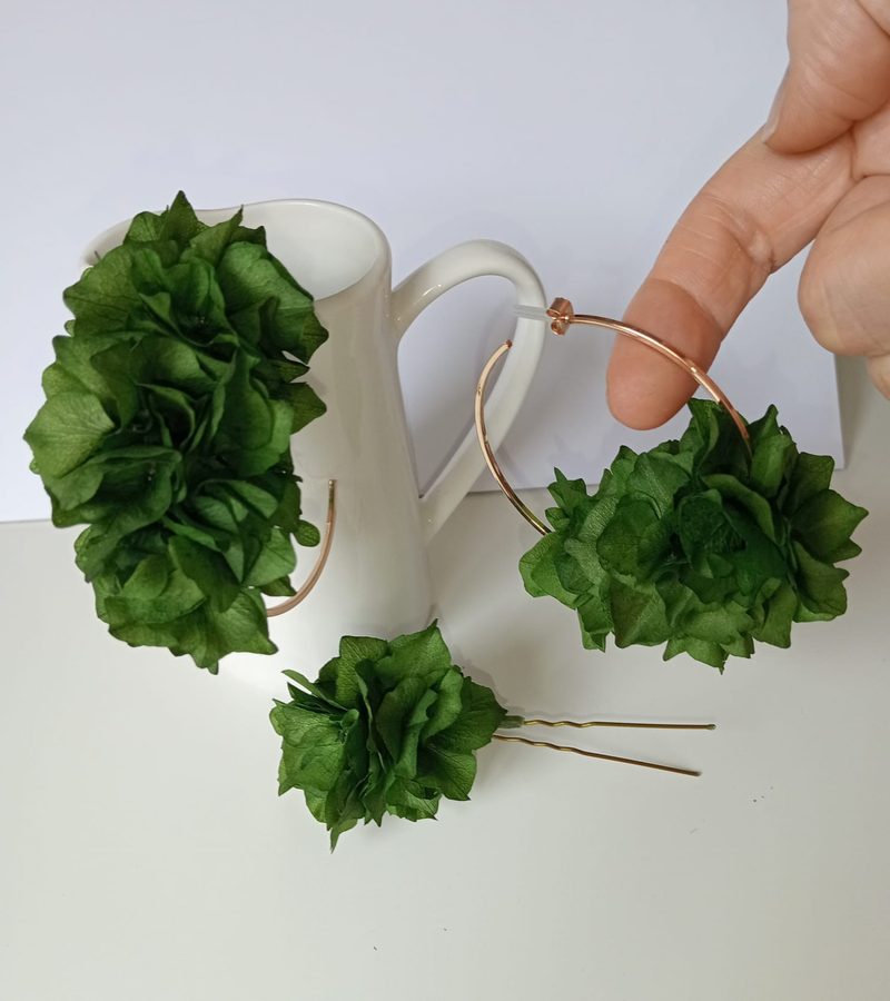 Prendido de flor preservada